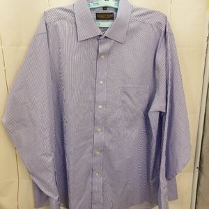 Donald J. Trump long sleeve button sress shirt size 17½ 34-35